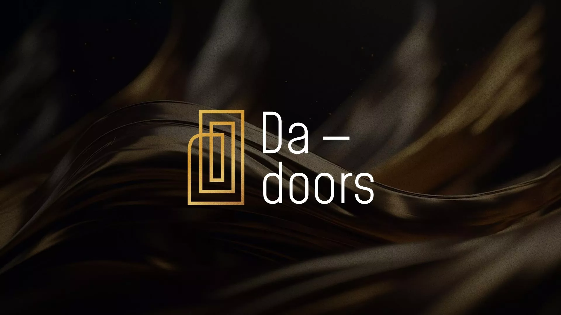 Разработка логотипа для компании «DA-DOORS» в Шацке